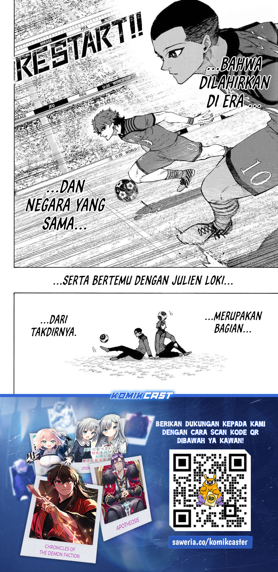 Baca Blue Lock - Chapter 342 halaman 18