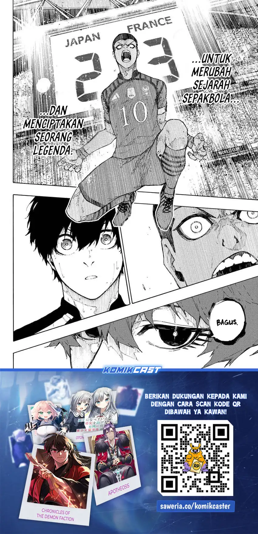 Baca Blue Lock - Chapter 343 halaman 19