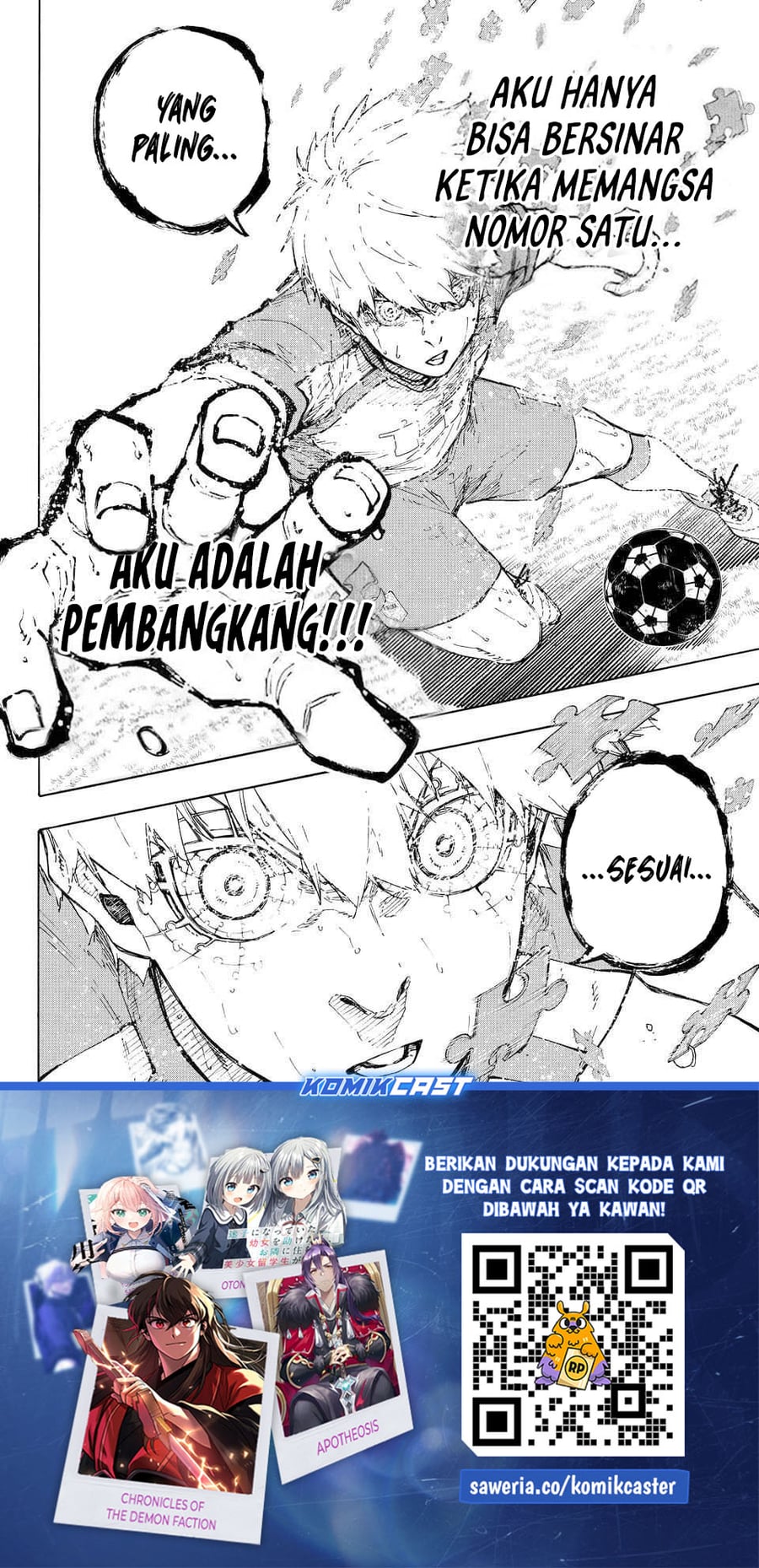 Baca Blue Lock - Chapter 344 halaman 19