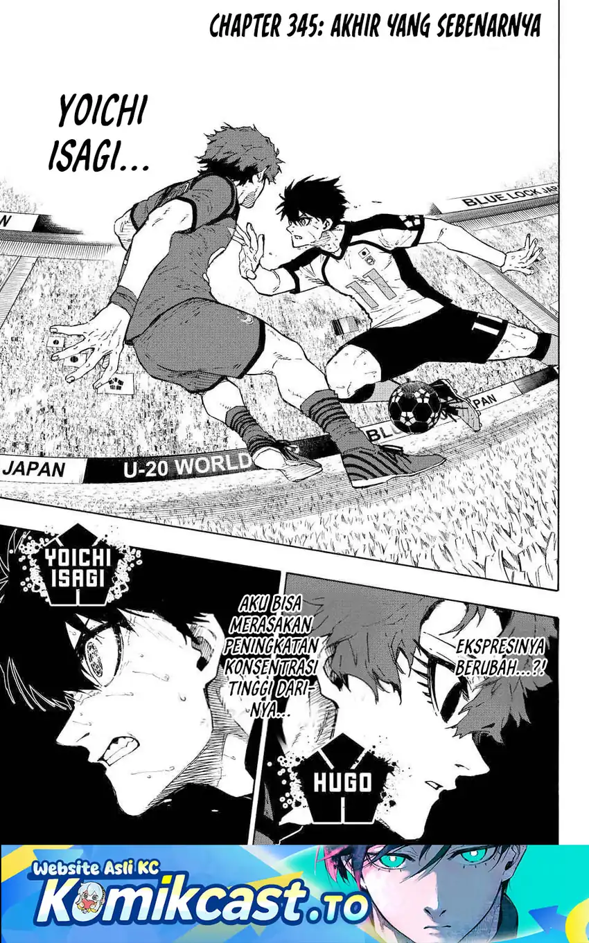 Baca Blue Lock - Chapter 345 halaman 2