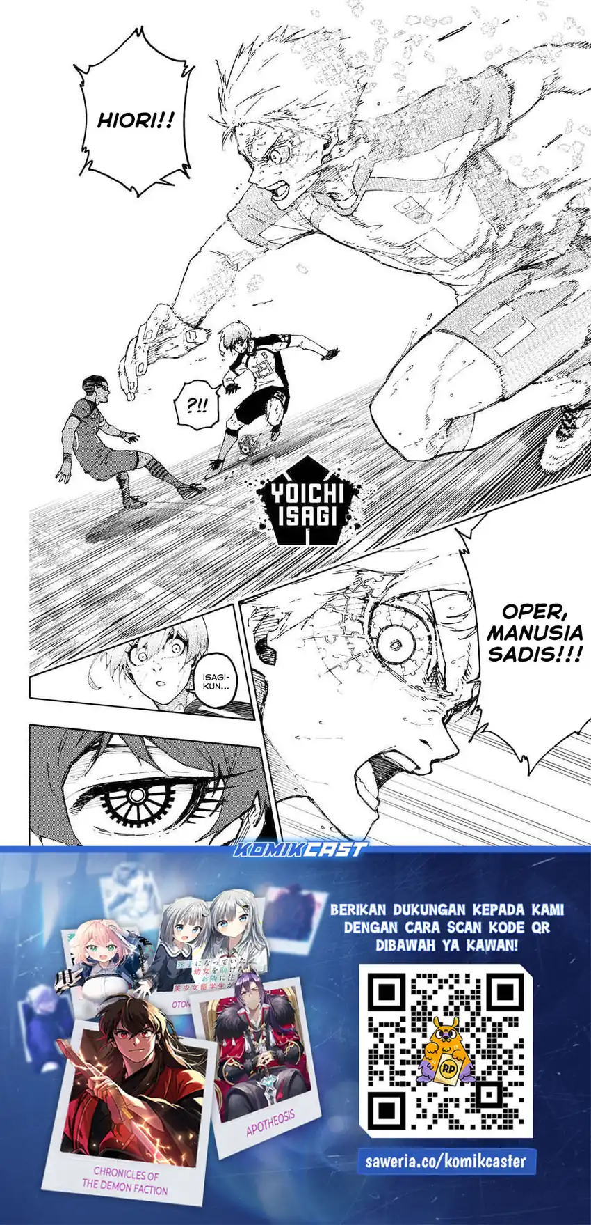 Baca Blue Lock - Chapter 345 halaman 21