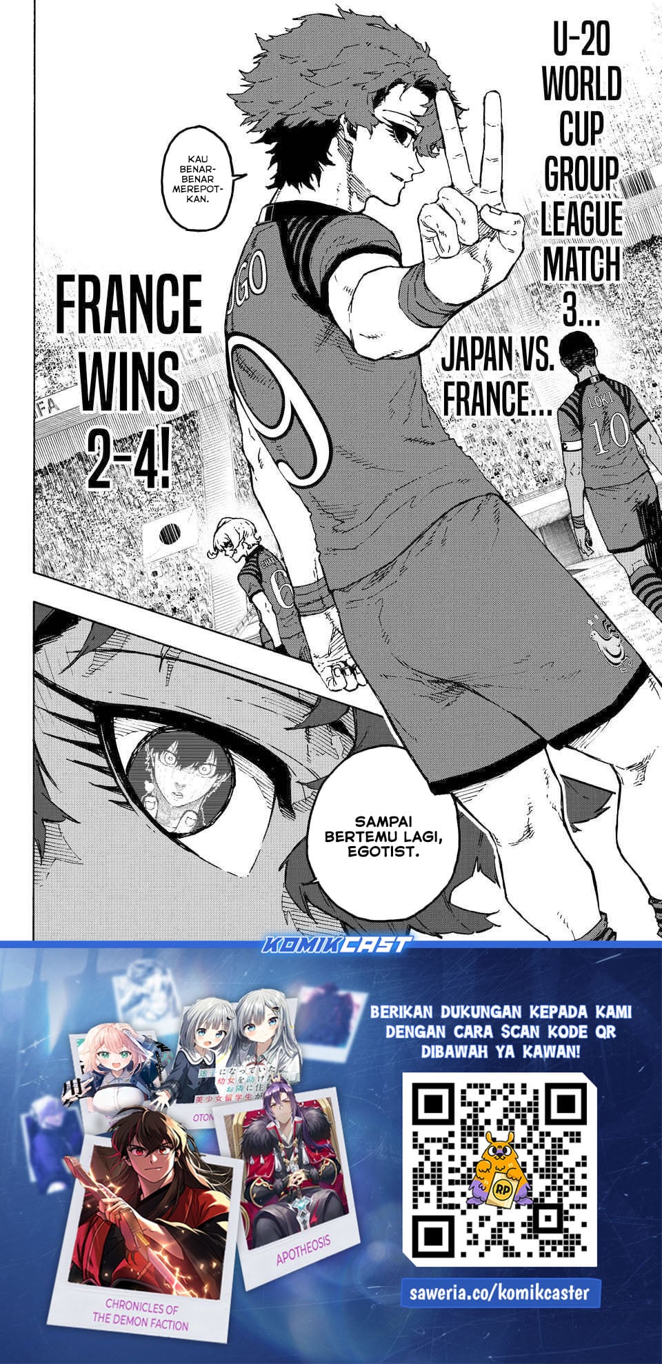 Baca Blue Lock - Chapter 347 halaman 17