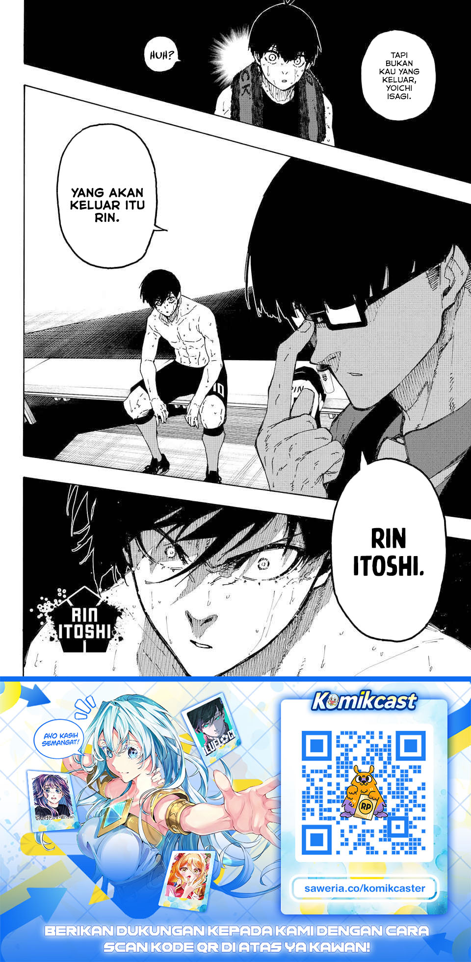 Baca Blue Lock - Chapter 350 halaman 21