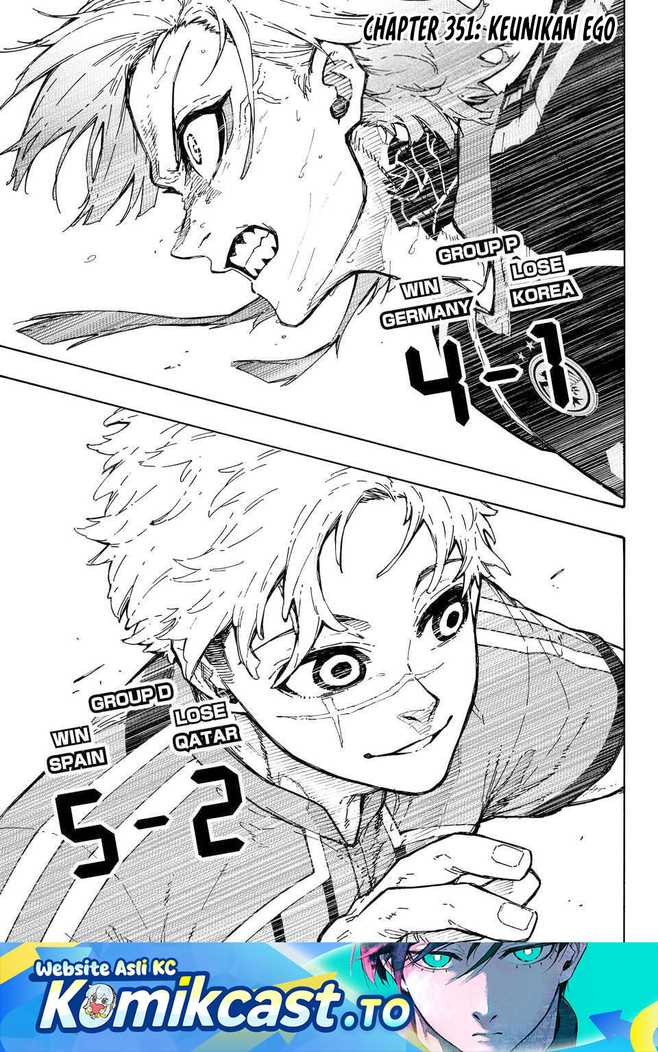 Baca Blue Lock - Chapter 351 halaman 2