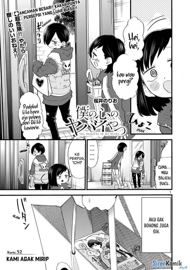 Baca Boku no Kokoro no Yabai yatsu - Chapter 52 halaman 3