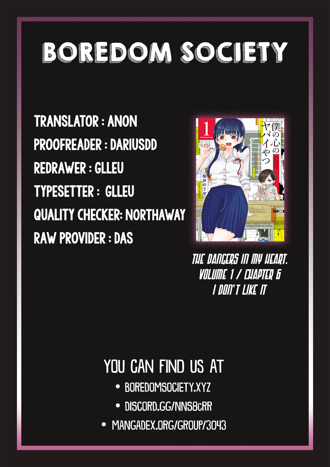 Baca Boku no Kokoro no Yabai yatsu - Chapter 6 halaman 14