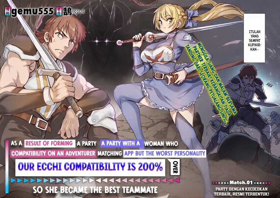 Baca Boukensha Matching App De Aishou Batsugun Dakedo Seikaku Saiakuna Onna To Party Kunda Kekka, Ecchi Aishou Ga 200% Koe Datta Node Yoru Wa Juujunna Saikou No Teammate Ni Narimashita - Chapter 1 halaman 3