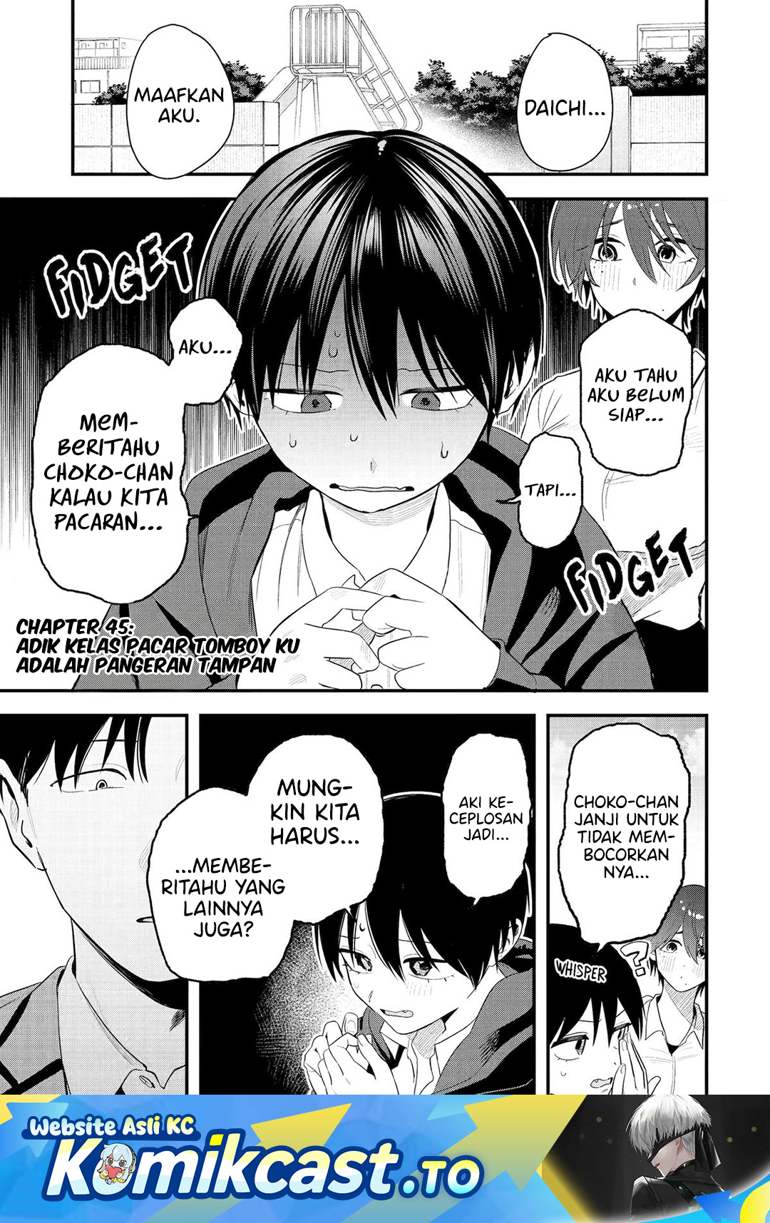 Baca Boyish Kanojo ga Kawai-sugiru - Chapter 45 halaman 2