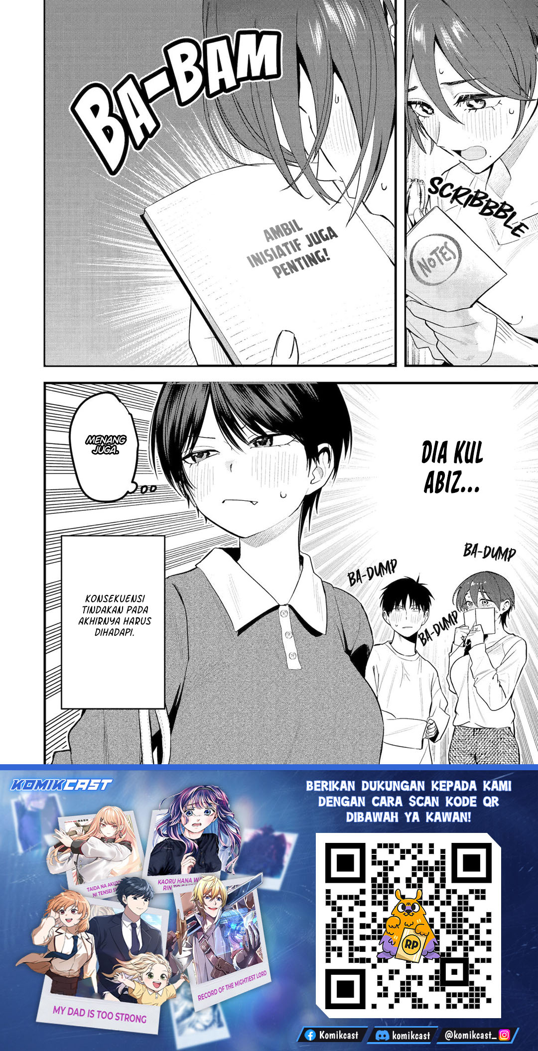 Baca Boyish Kanojo ga Kawai-sugiru - Chapter 46 halaman 17