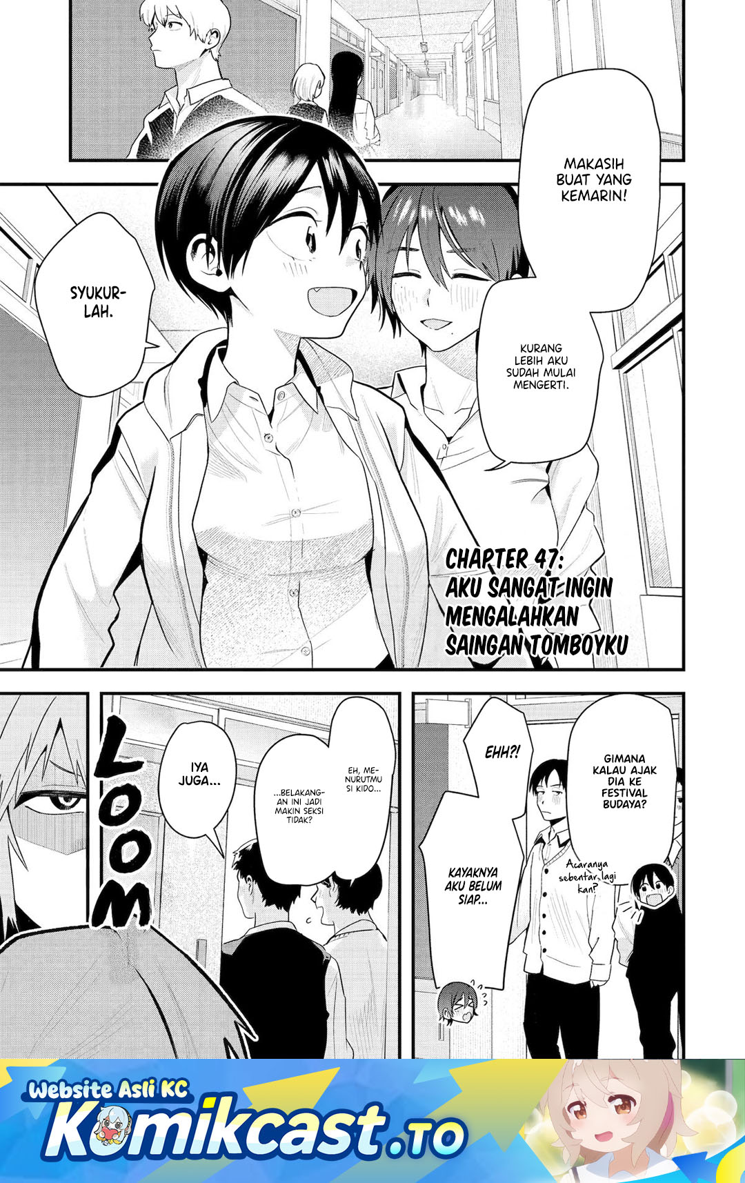 Baca Boyish Kanojo ga Kawai-sugiru - Chapter 47 halaman 2