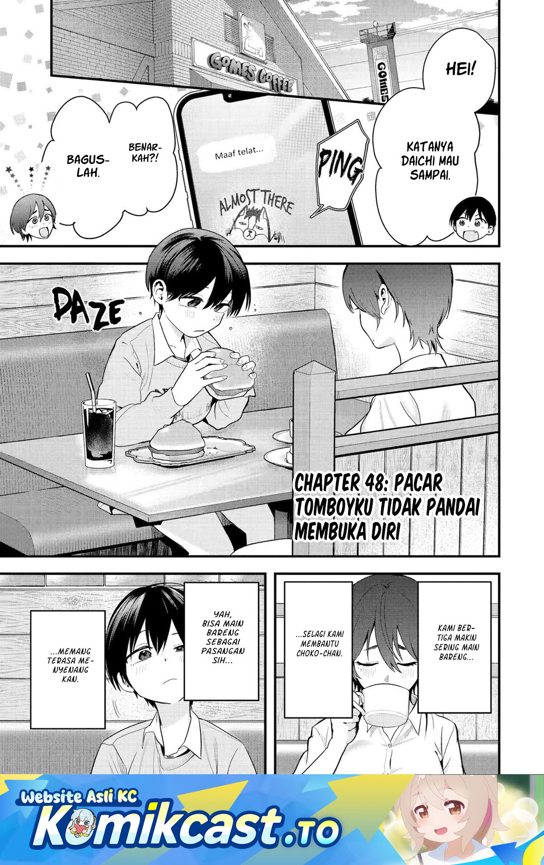 Baca Boyish Kanojo ga Kawai-sugiru - Chapter 48 halaman 2