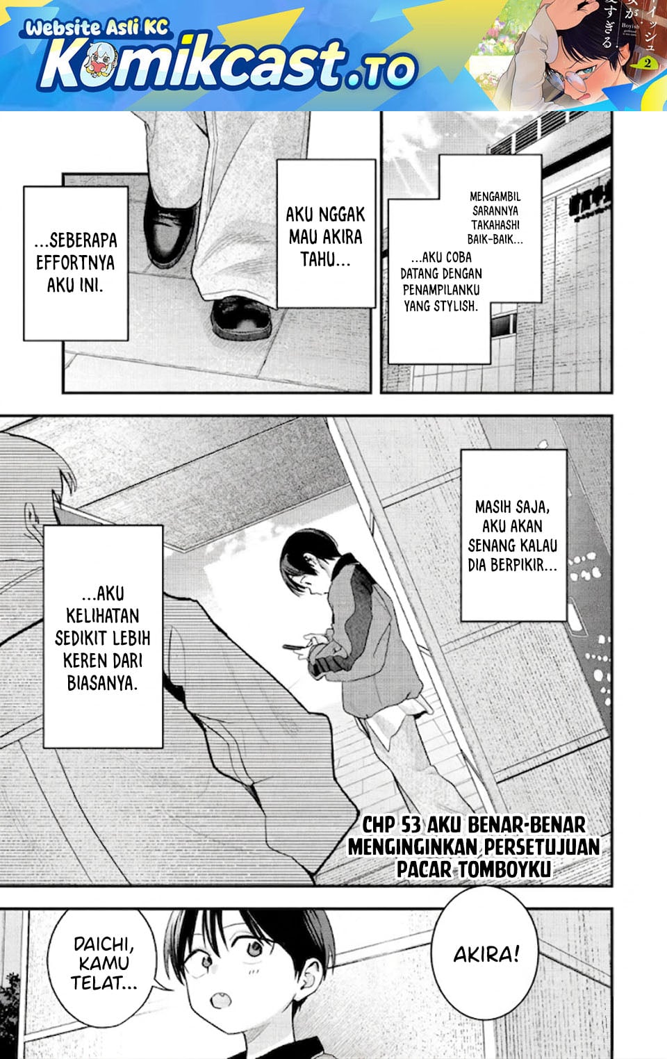 Baca Boyish Kanojo ga Kawai-sugiru - Chapter 53 halaman 2