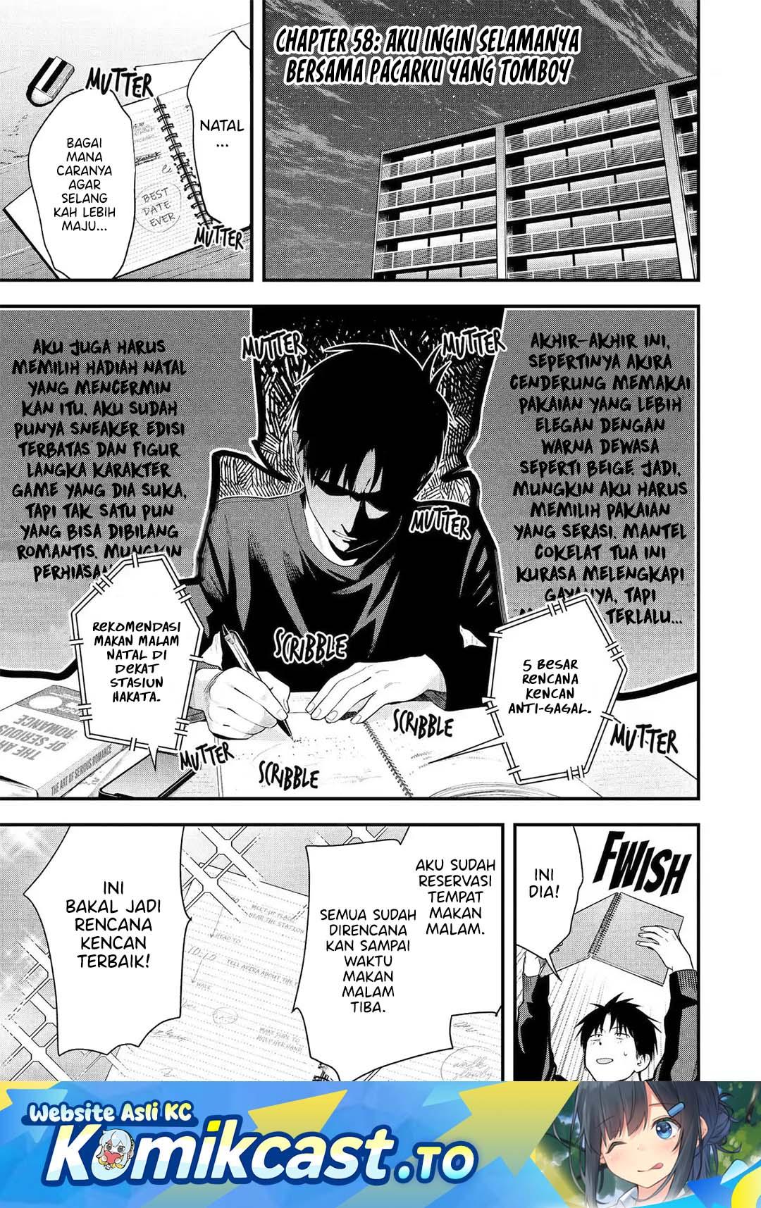 Baca Boyish Kanojo ga Kawai-sugiru - Chapter 58 halaman 2