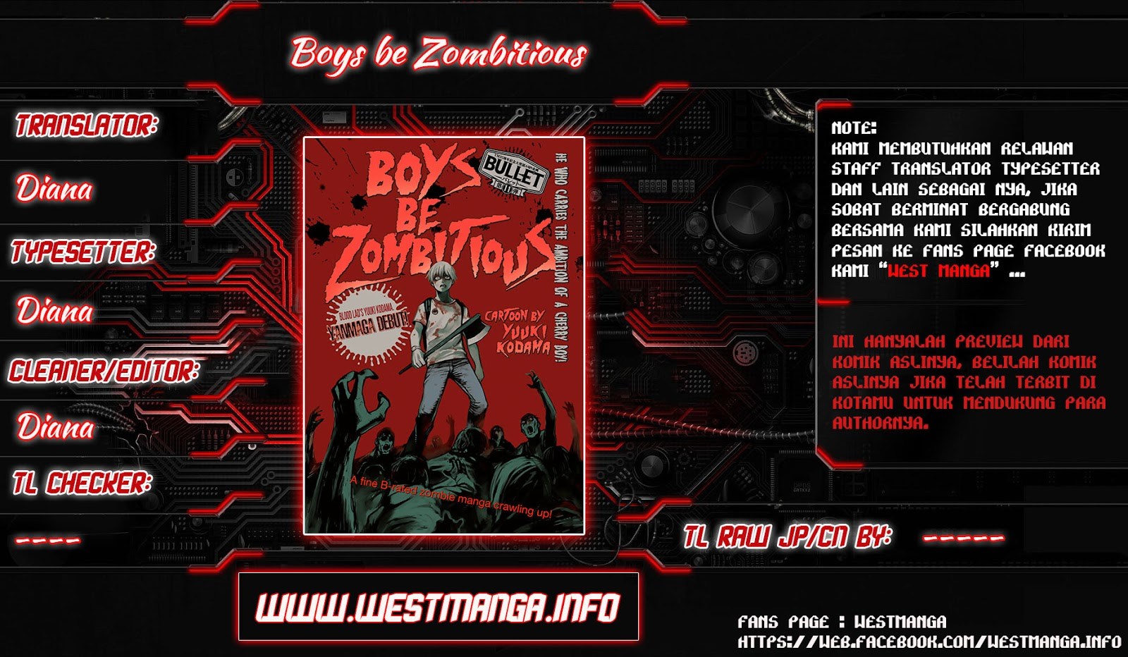 Baca Boys be Zombitious - Chapter 1 halaman 3
