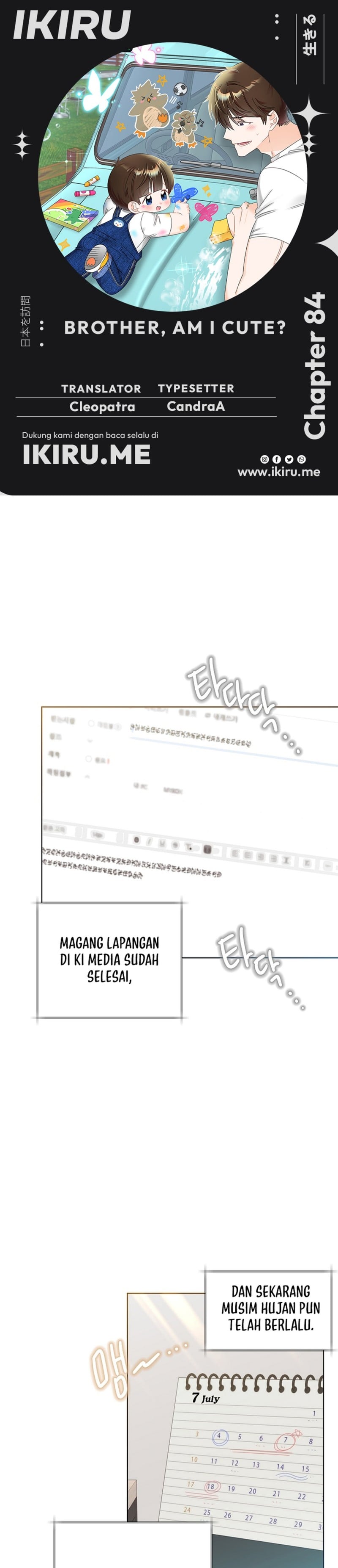 Baca Brother, Am I Cute? - Chapter 84 halaman 1