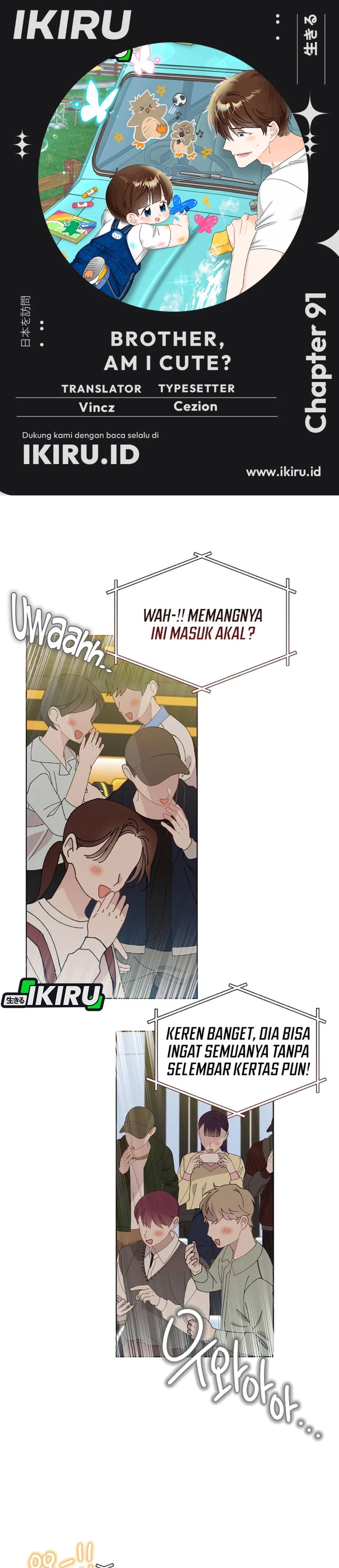 Baca Brother, Am I Cute? - Chapter 91 halaman 1