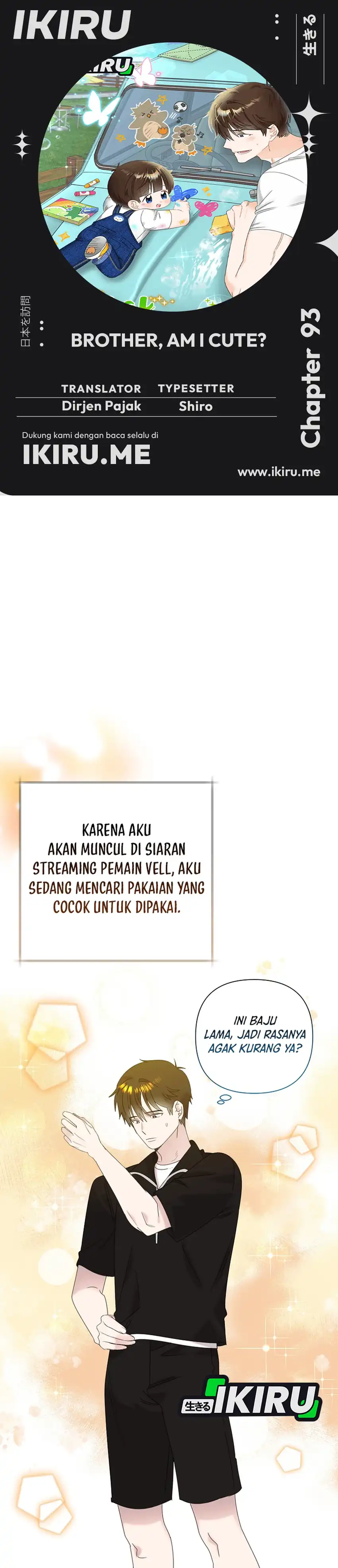 Baca Brother, Am I Cute? - Chapter 92 halaman 1