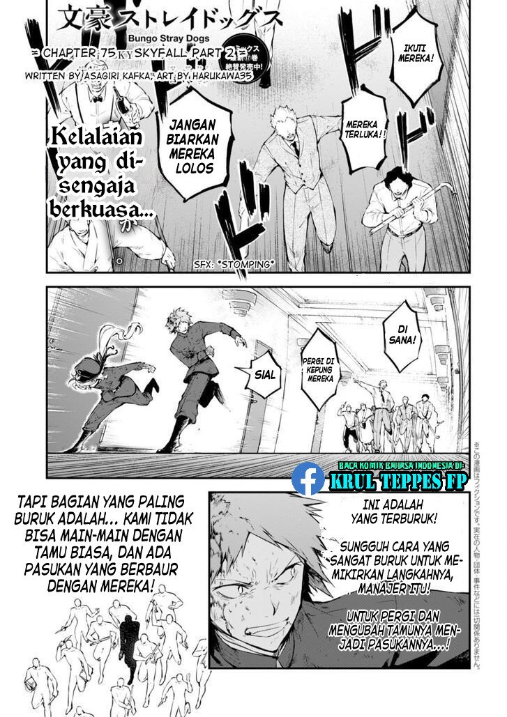 Baca Bungou Stray Dogs - Chapter 75 halaman 1