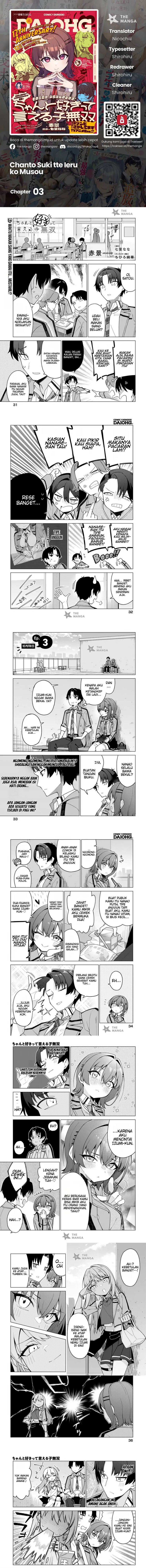 Baca Chanto Sukitte Ieru Ko Musou - Chapter 3 halaman 1