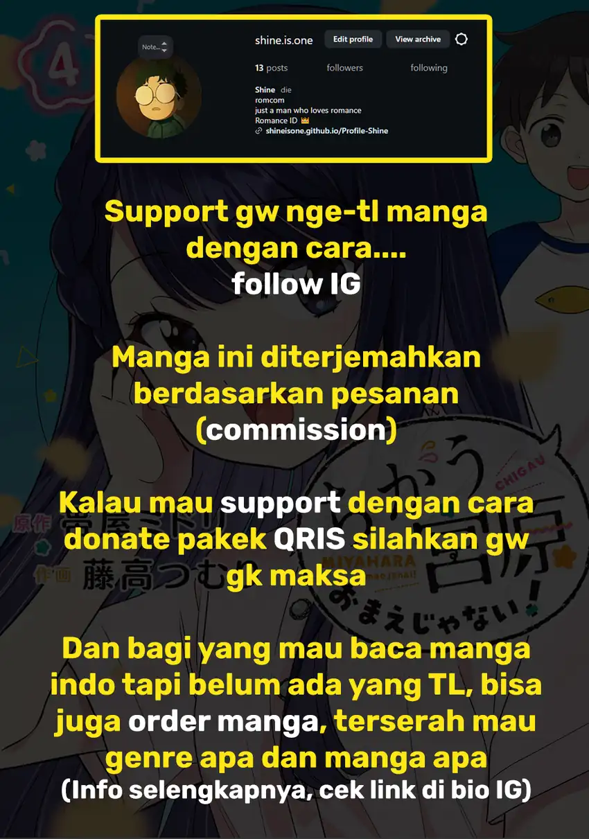 Baca Chigau Miyahara Omae Janai! - Chapter 33.3 halaman 7