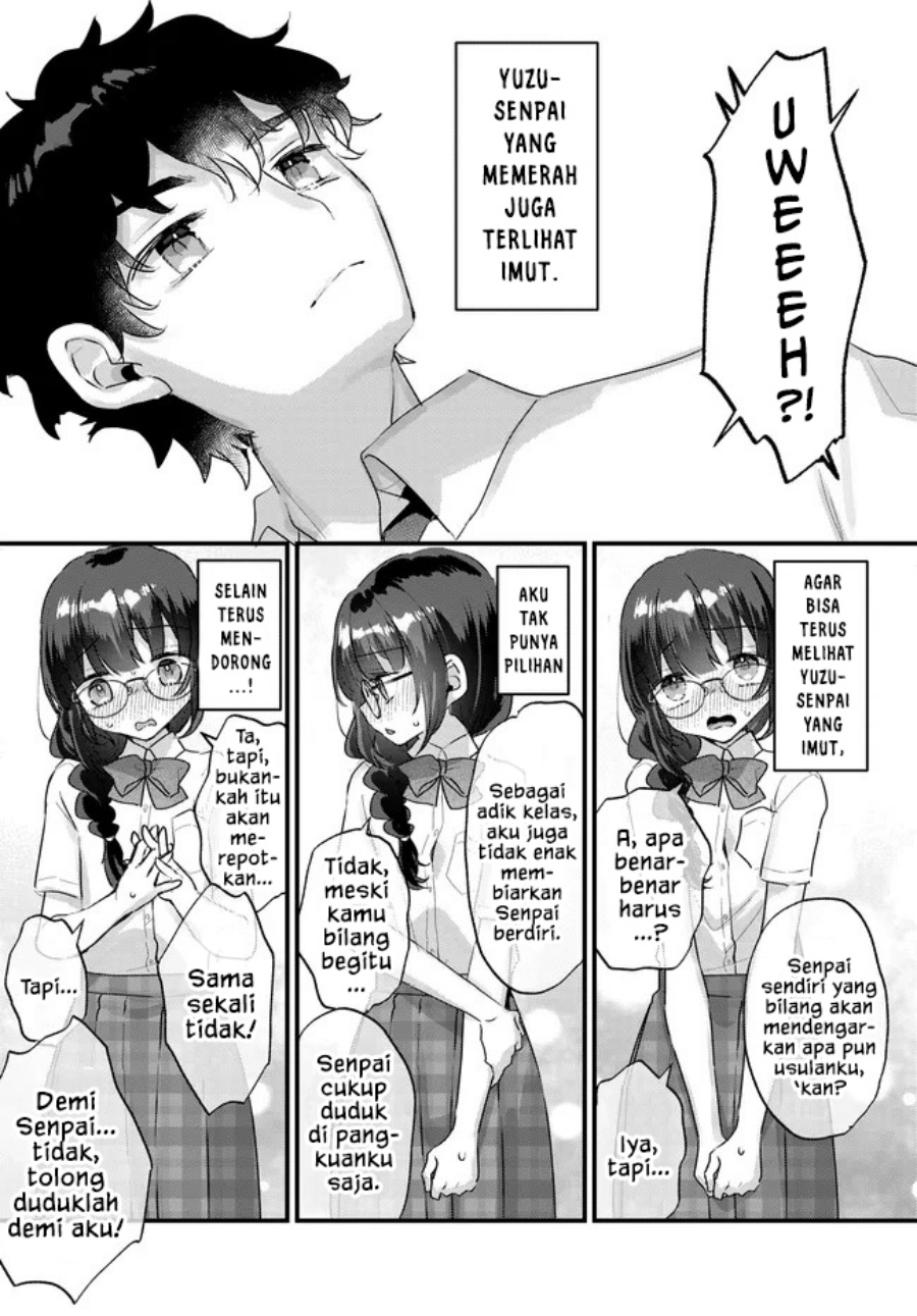 Chiisakute Kawaii Bungeibu no Chiteki na Senpai o, Hiza no Ue ni Nosetara Mainichi Suwattekuru you ni natta Chapter 1 - Page 13