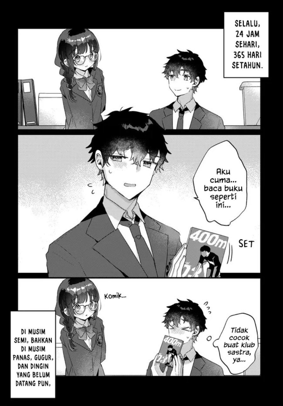 Chiisakute Kawaii Bungeibu no Chiteki na Senpai o, Hiza no Ue ni Nosetara Mainichi Suwattekuru you ni natta Chapter 2.1 - Page 2