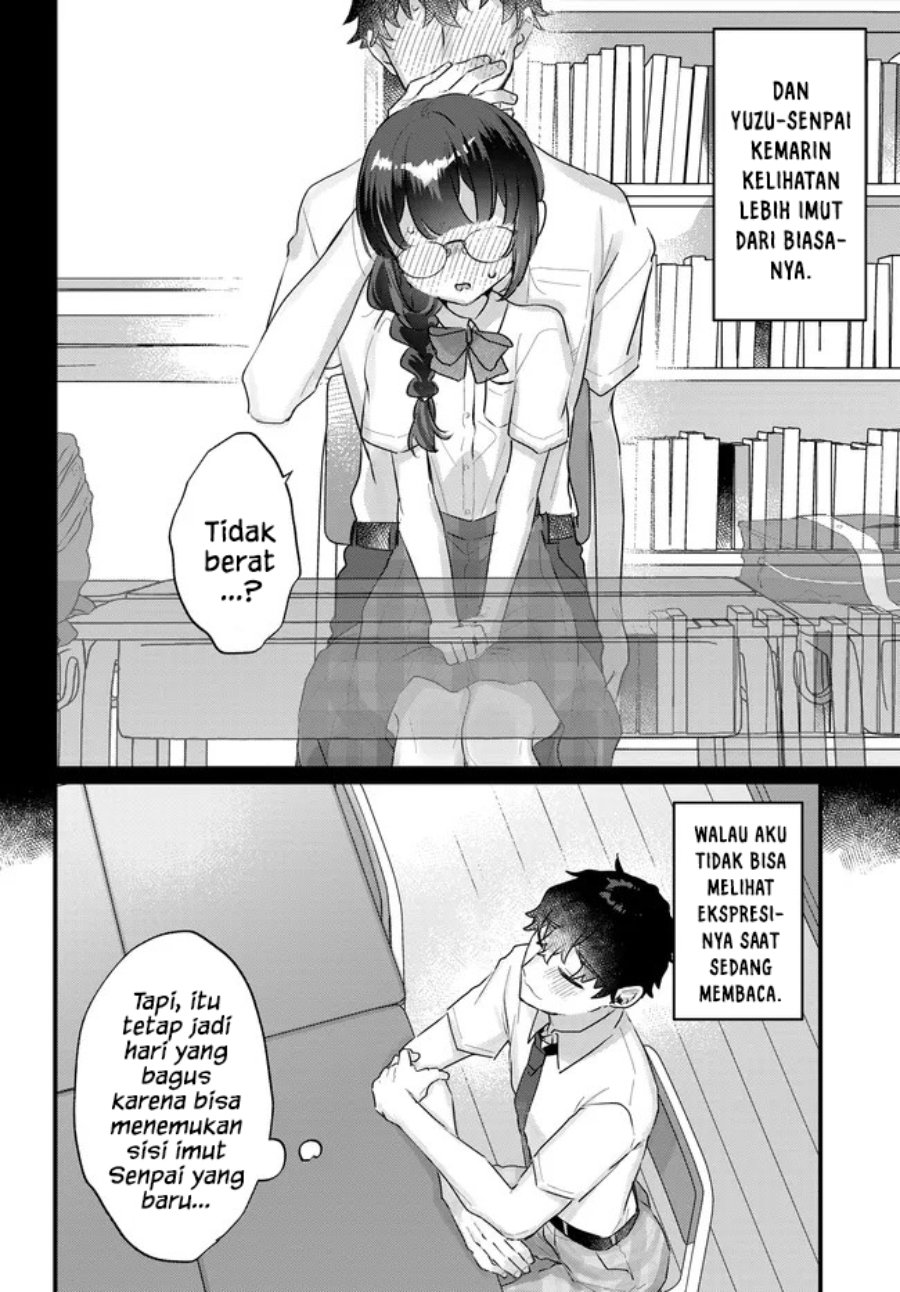 Chiisakute Kawaii Bungeibu no Chiteki na Senpai o, Hiza no Ue ni Nosetara Mainichi Suwattekuru you ni natta Chapter 2.1 - Page 4
