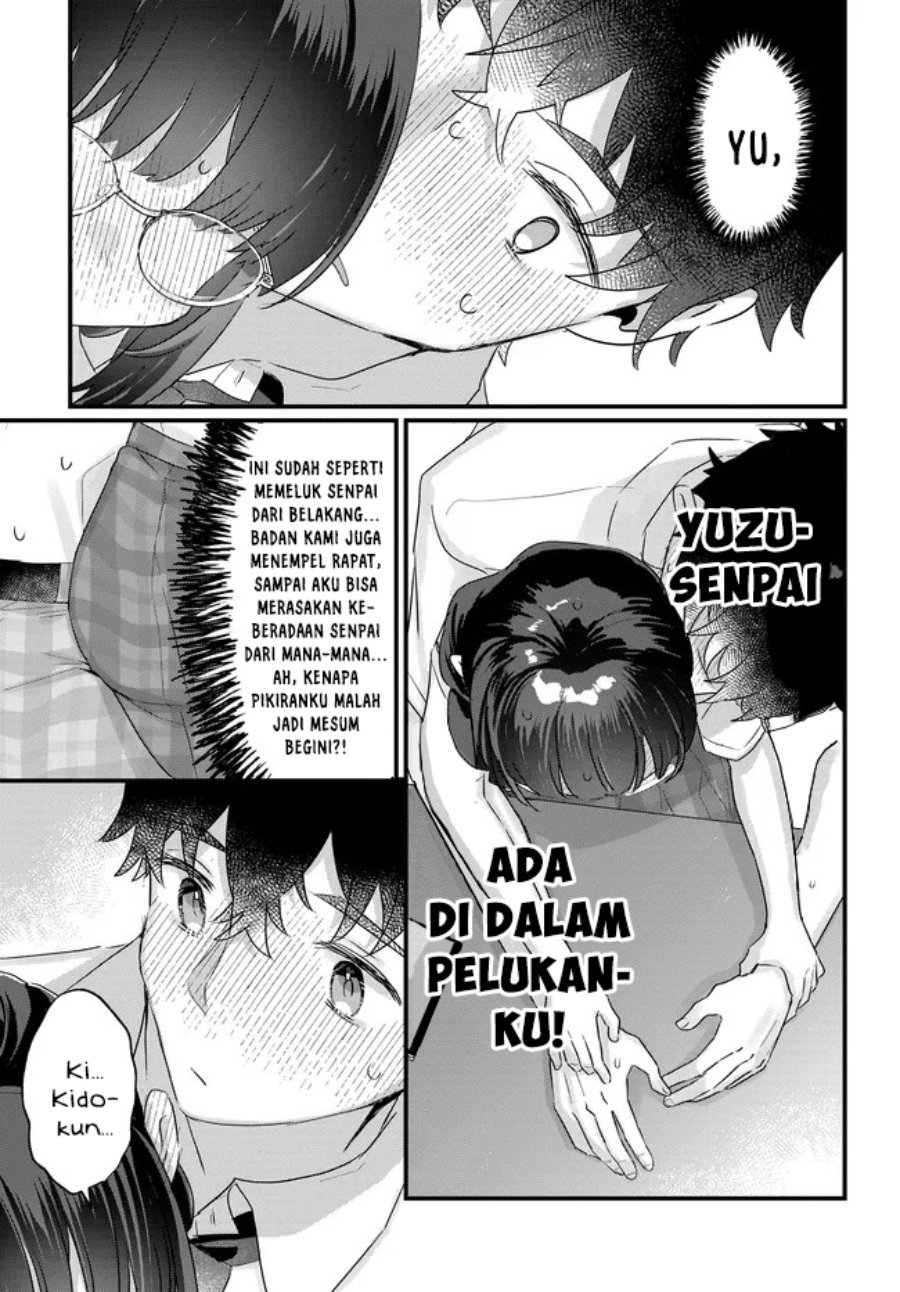 Chiisakute Kawaii Bungeibu no Chiteki na Senpai o, Hiza no Ue ni Nosetara Mainichi Suwattekuru you ni natta Chapter 3.1 - Page 12