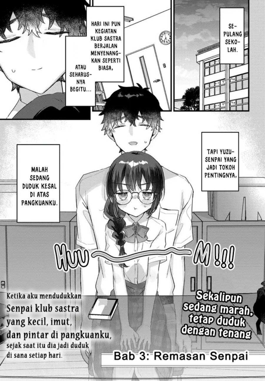 Chiisakute Kawaii Bungeibu no Chiteki na Senpai o, Hiza no Ue ni Nosetara Mainichi Suwattekuru you ni natta Chapter 3.1 - Page 2