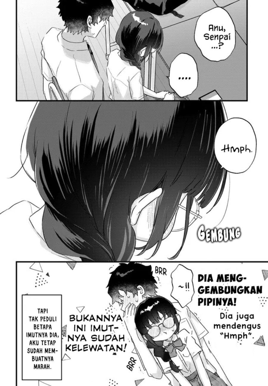 Chiisakute Kawaii Bungeibu no Chiteki na Senpai o, Hiza no Ue ni Nosetara Mainichi Suwattekuru you ni natta Chapter 3.1 - Page 3
