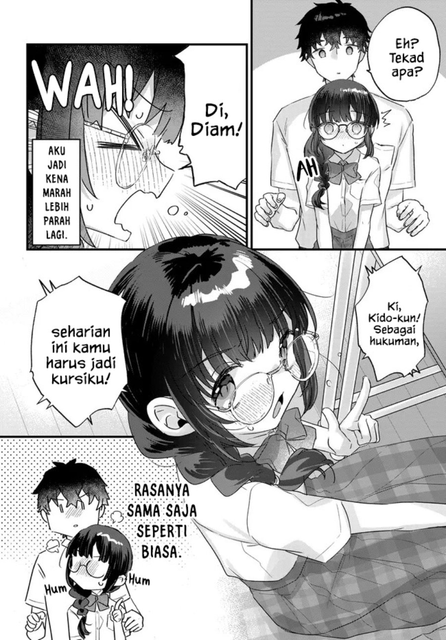 Chiisakute Kawaii Bungeibu no Chiteki na Senpai o, Hiza no Ue ni Nosetara Mainichi Suwattekuru you ni natta Chapter 3.1 - Page 5