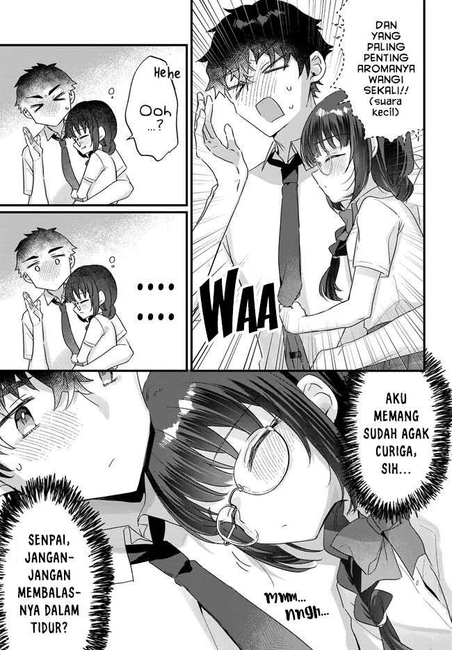 Chiisakute Kawaii Bungeibu no Chiteki na Senpai o, Hiza no Ue ni Nosetara Mainichi Suwattekuru you ni natta Chapter 4.1 - Page 13
