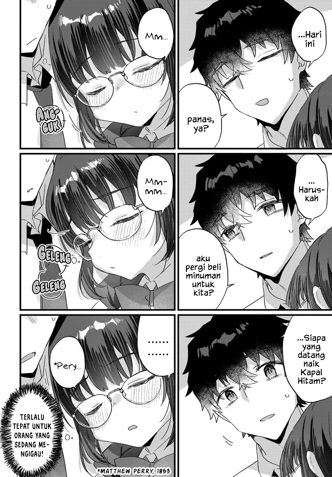 Chiisakute Kawaii Bungeibu no Chiteki na Senpai o, Hiza no Ue ni Nosetara Mainichi Suwattekuru you ni natta Chapter 4.1 - Page 14