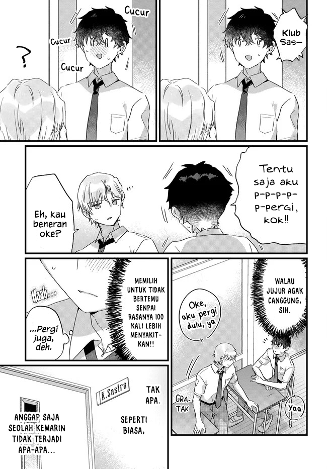 Chiisakute Kawaii Bungeibu no Chiteki na Senpai o, Hiza no Ue ni Nosetara Mainichi Suwattekuru you ni natta Chapter 4.1 - Page 3