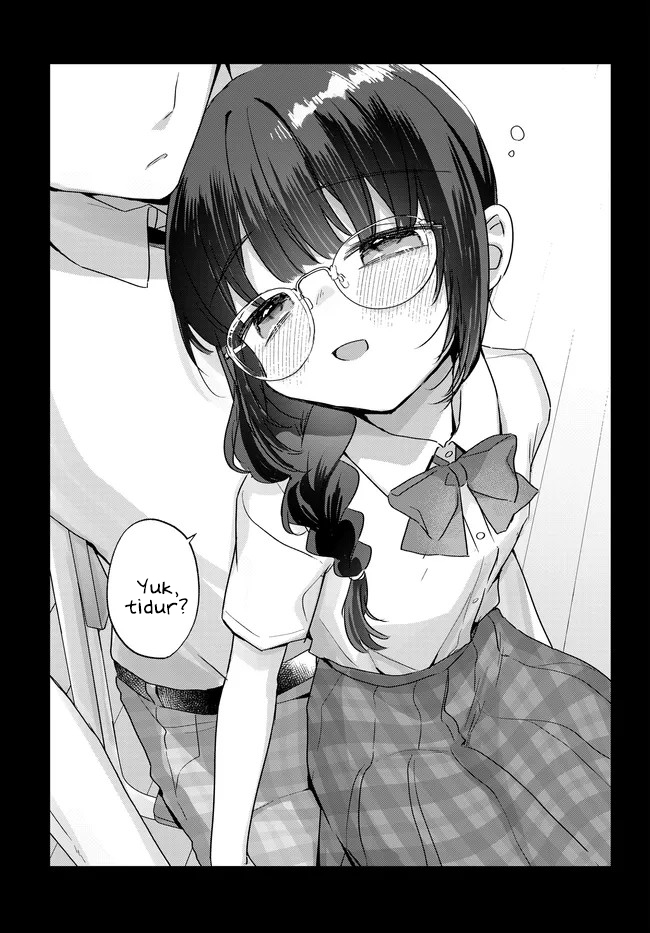 Chiisakute Kawaii Bungeibu no Chiteki na Senpai o, Hiza no Ue ni Nosetara Mainichi Suwattekuru you ni natta Chapter 4.1 - Page 7