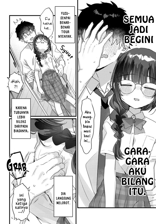 Chiisakute Kawaii Bungeibu no Chiteki na Senpai o, Hiza no Ue ni Nosetara Mainichi Suwattekuru you ni natta Chapter 4.1 - Page 8