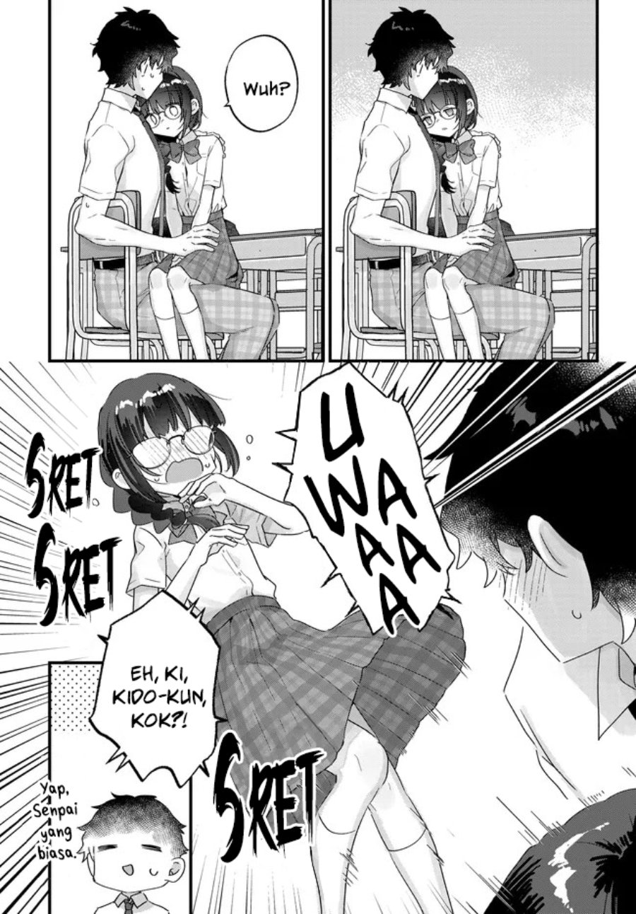 Chiisakute Kawaii Bungeibu no Chiteki na Senpai o, Hiza no Ue ni Nosetara Mainichi Suwattekuru you ni natta Chapter 4.2 - Page 11