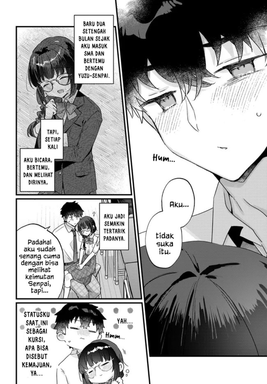 Chiisakute Kawaii Bungeibu no Chiteki na Senpai o, Hiza no Ue ni Nosetara Mainichi Suwattekuru you ni natta Chapter 4.2 - Page 6