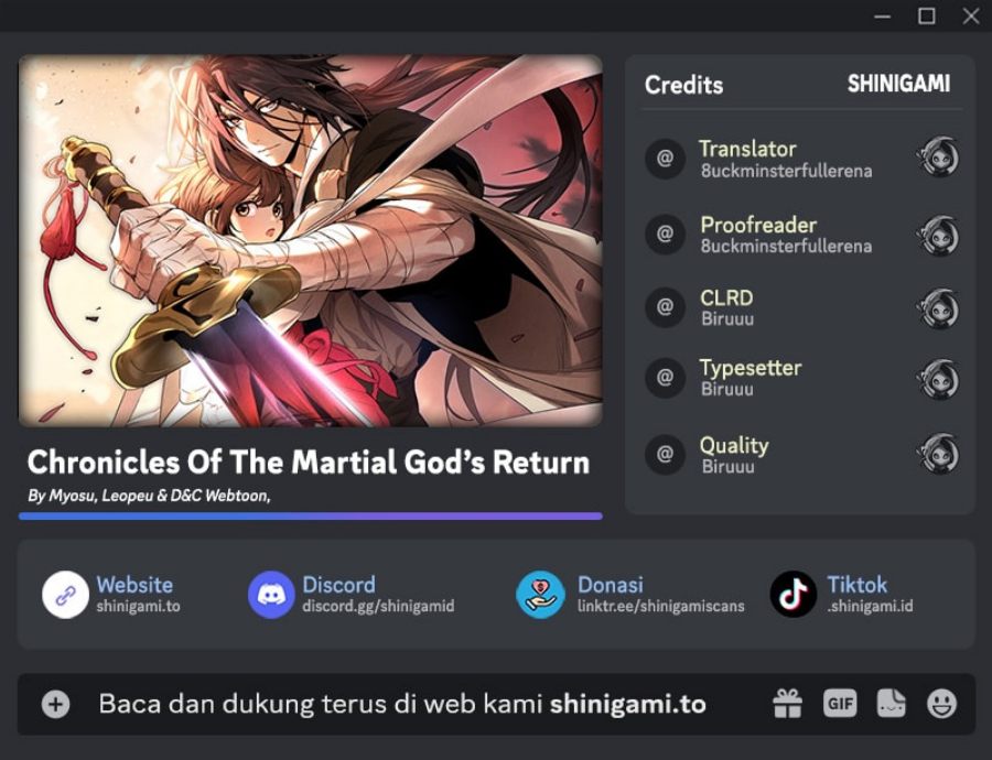 Baca Chronicles Of The Martial God's Return - Chapter 156 halaman 1