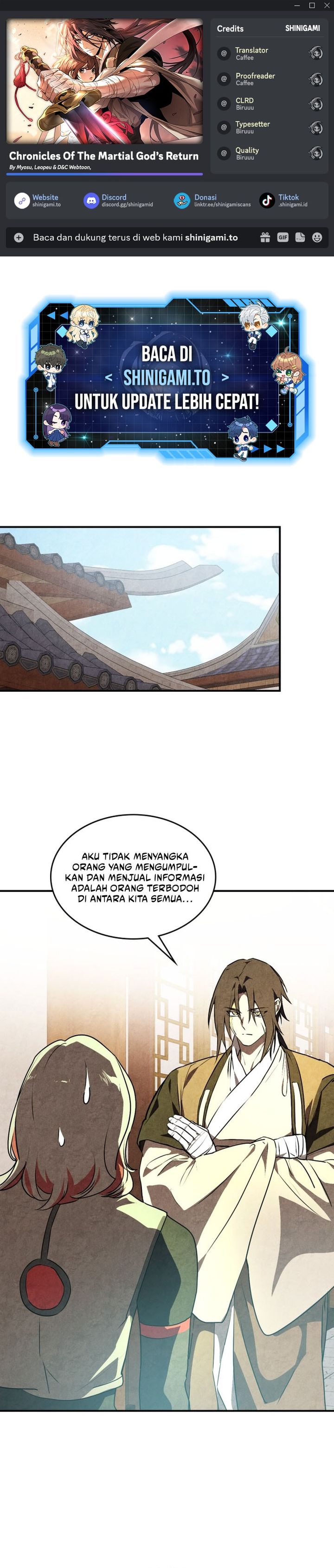 Baca Chronicles Of The Martial God's Return - Chapter 164 halaman 1