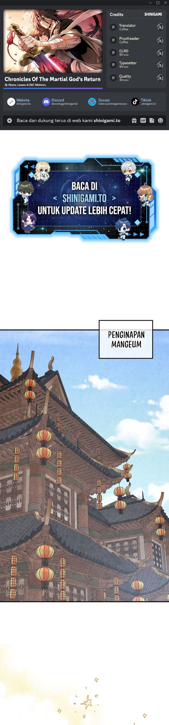 Baca Chronicles Of The Martial God's Return - Chapter 166 halaman 1