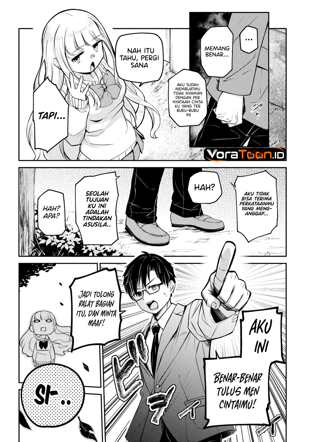 Baca Class no Tenshi ni Kokutta Kekka Chapter 1 Bahasa Indonesia page 30