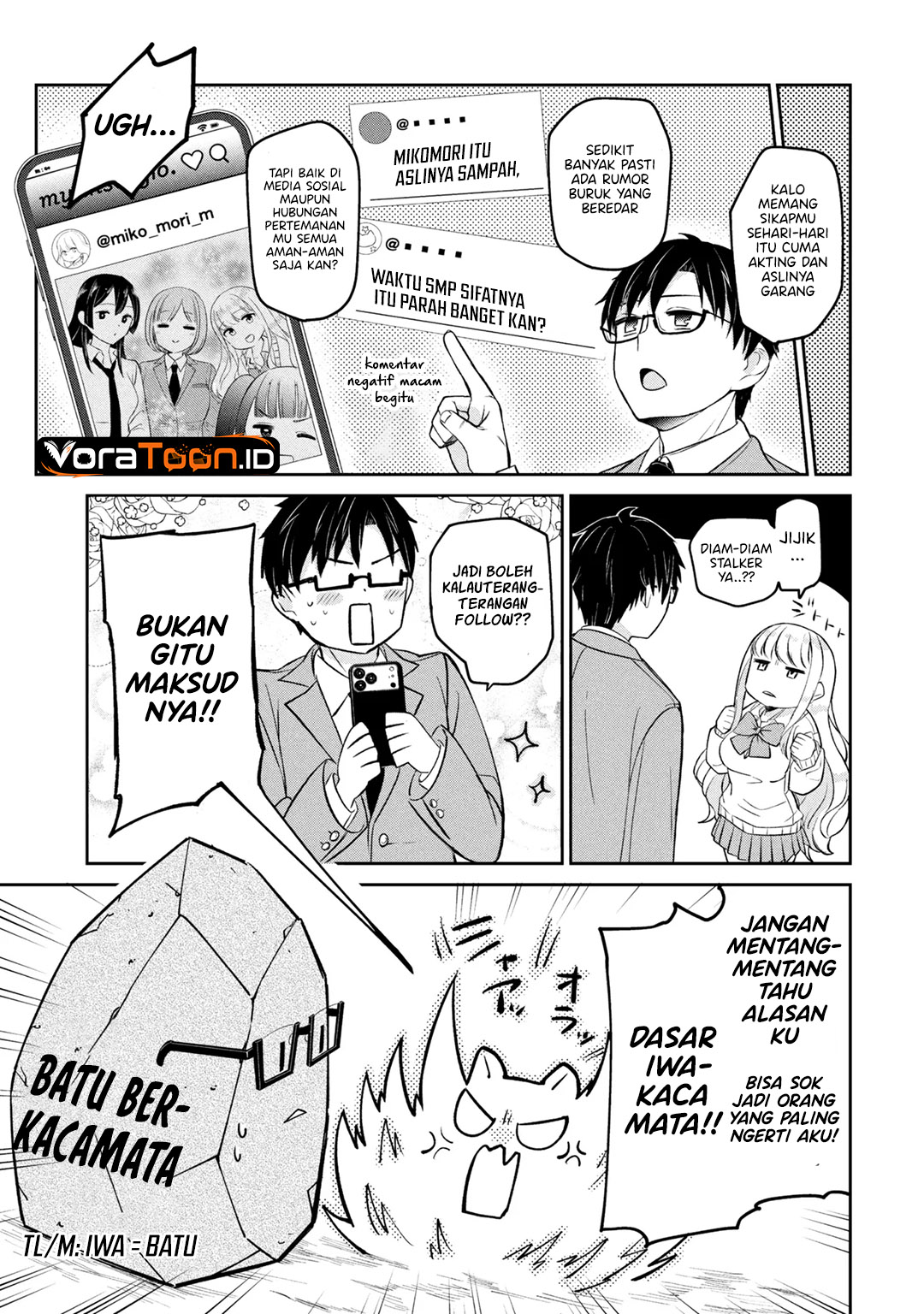 Baca Class no Tenshi ni Kokutta Kekka Chapter 1 Bahasa Indonesia page 50