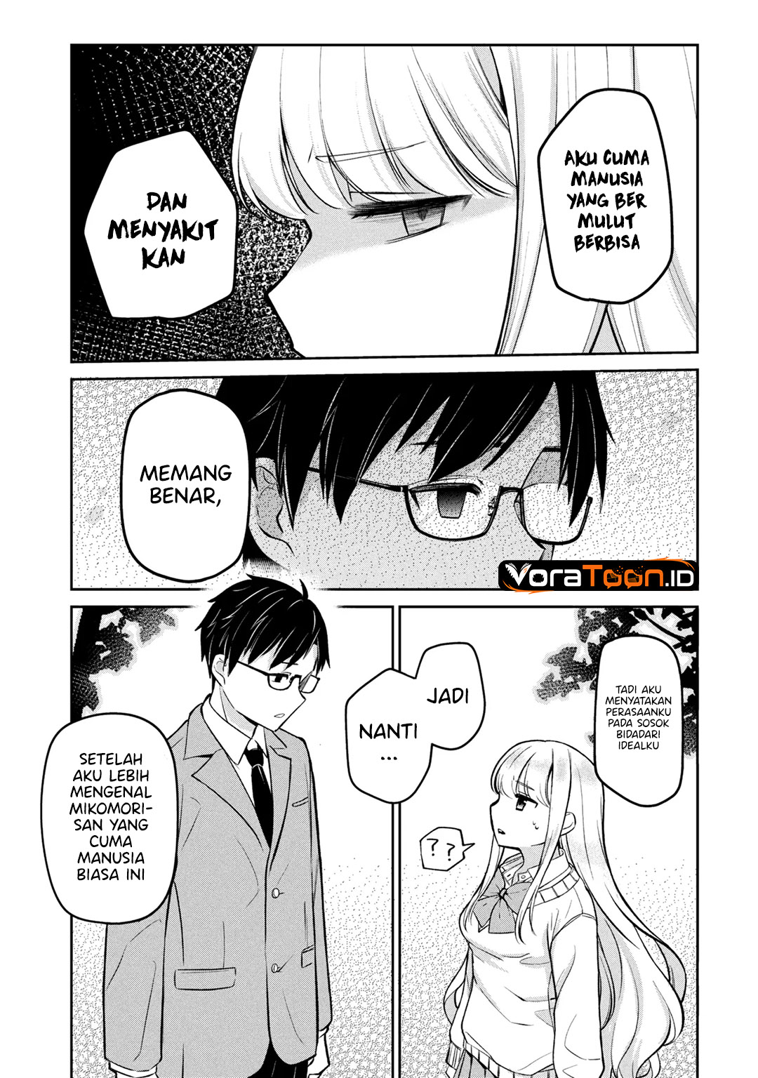 Baca Class no Tenshi ni Kokutta Kekka Chapter 1 Bahasa Indonesia page 58