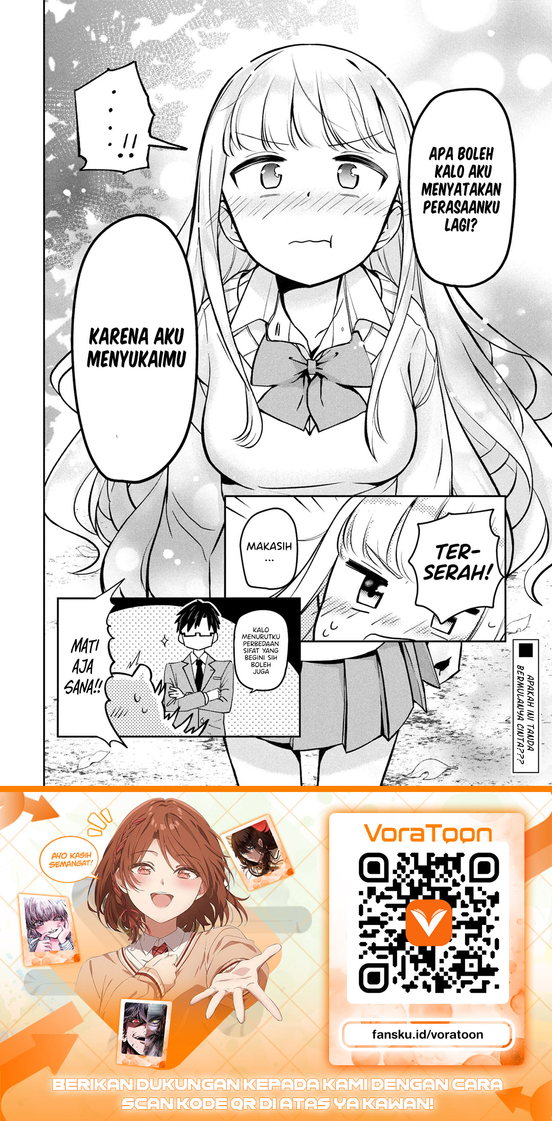Baca Class no Tenshi ni Kokutta Kekka Chapter 1 Bahasa Indonesia page 60
