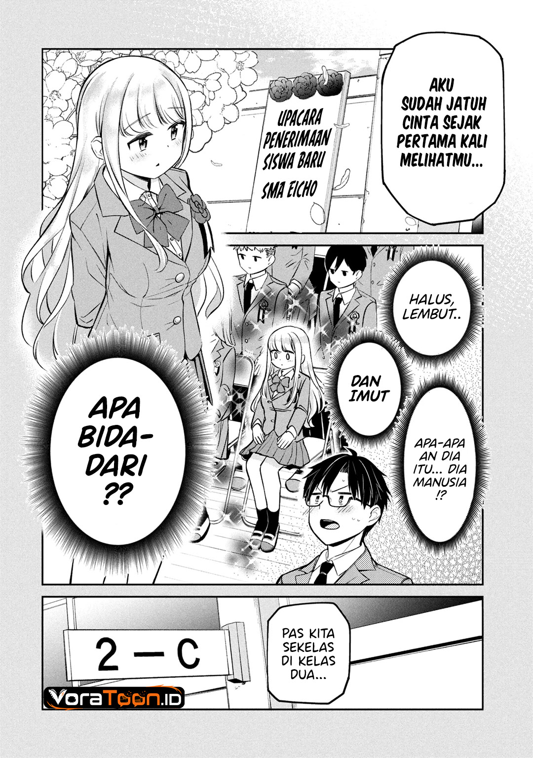 Baca Class no Tenshi ni Kokutta Kekka Chapter 1 Bahasa Indonesia page 20