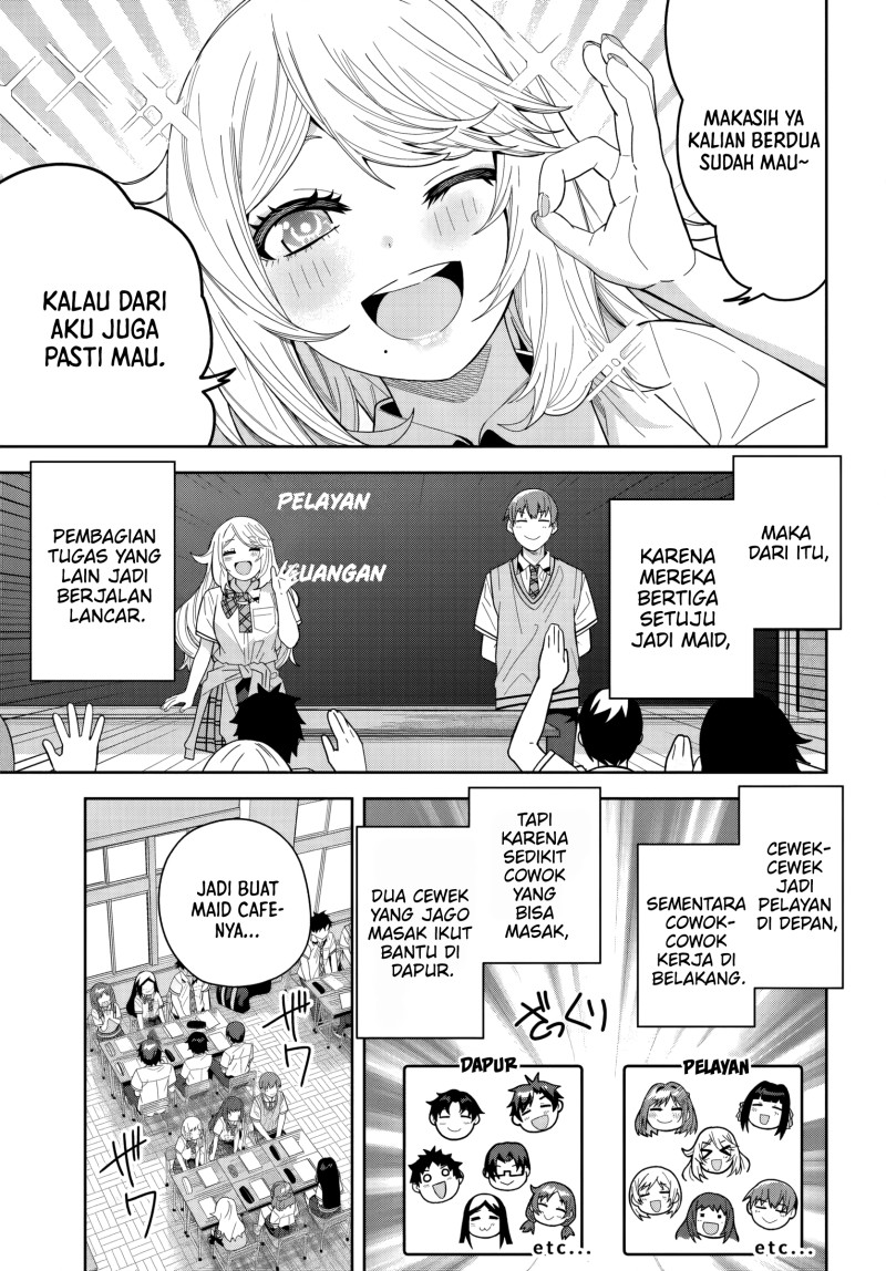 Baca Classmate no Moto Idol ga, Tonikaku Kyodou Fushin Nan desu - Chapter 25 halaman 17