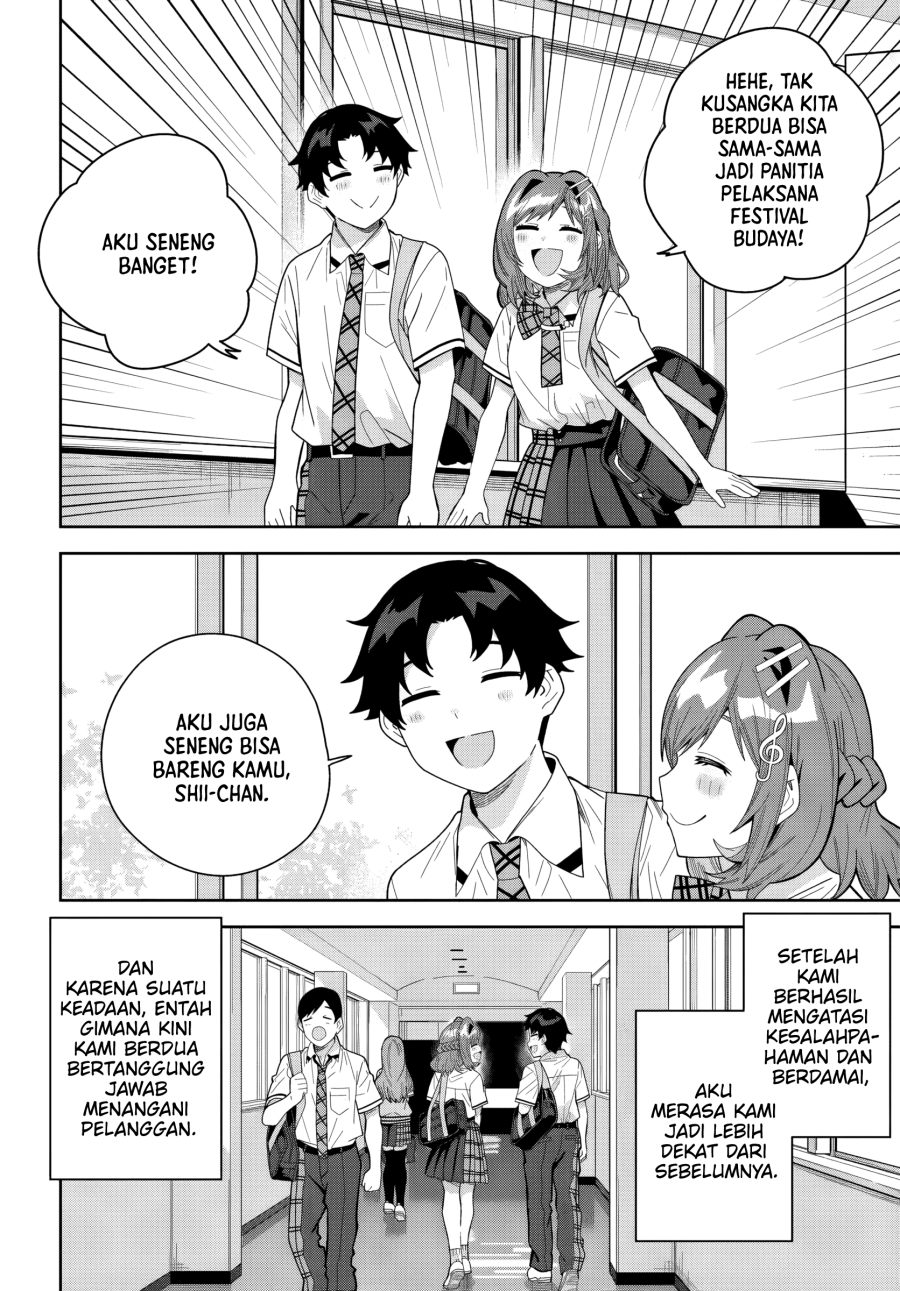 Baca Classmate no Moto Idol ga, Tonikaku Kyodou Fushin Nan desu - Chapter 27 halaman 2
