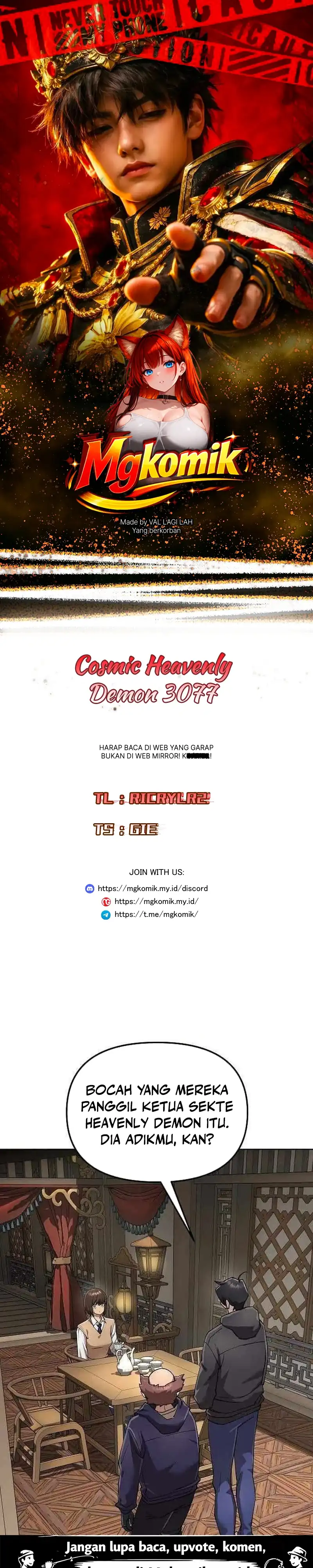 Baca Cosmic Heavenly Demon 3077 - Chapter 85 halaman 1