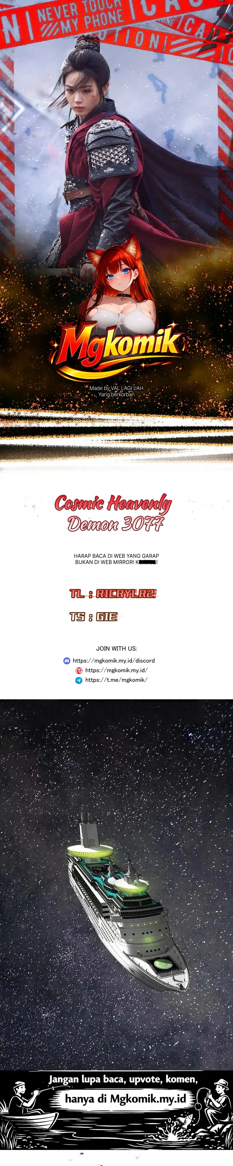Baca Cosmic Heavenly Demon 3077 - Chapter 93 halaman 1